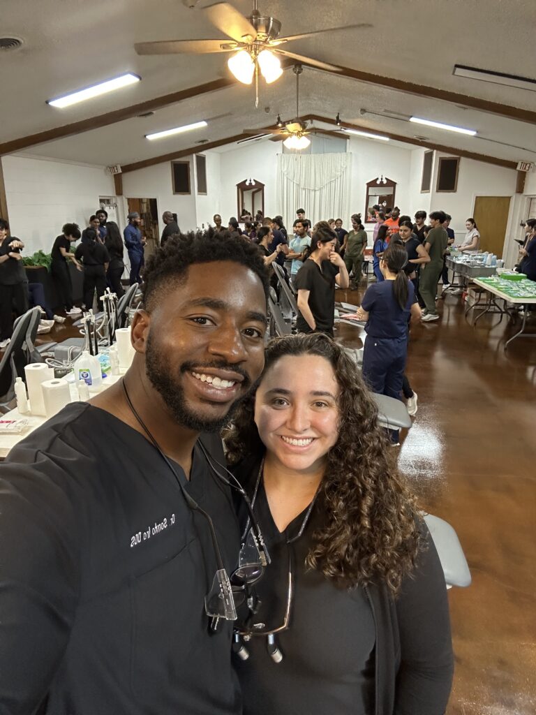 Volunteering at a Free Dental Day here in Dallas